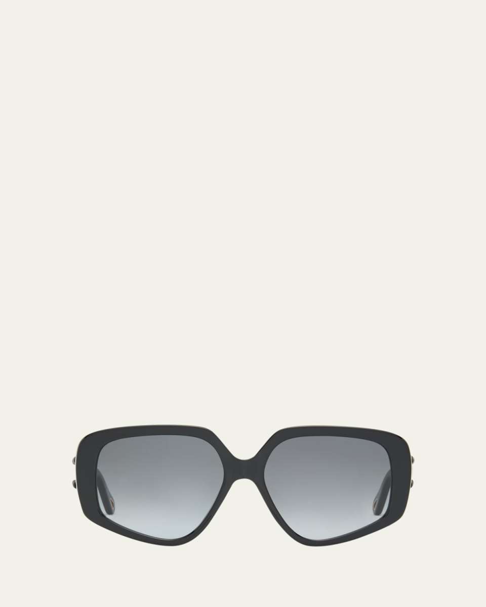 Acetate Rectangle Sunglasses