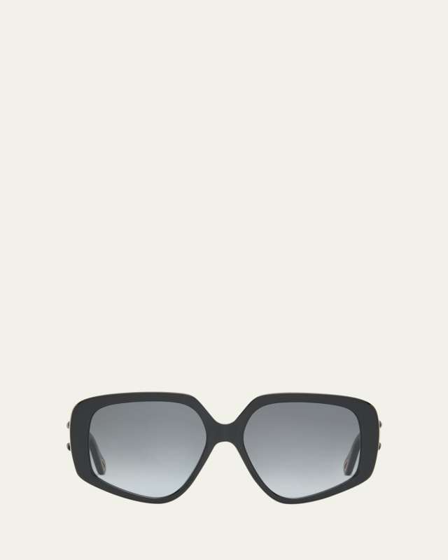 Acetate Rectangle Sunglasses