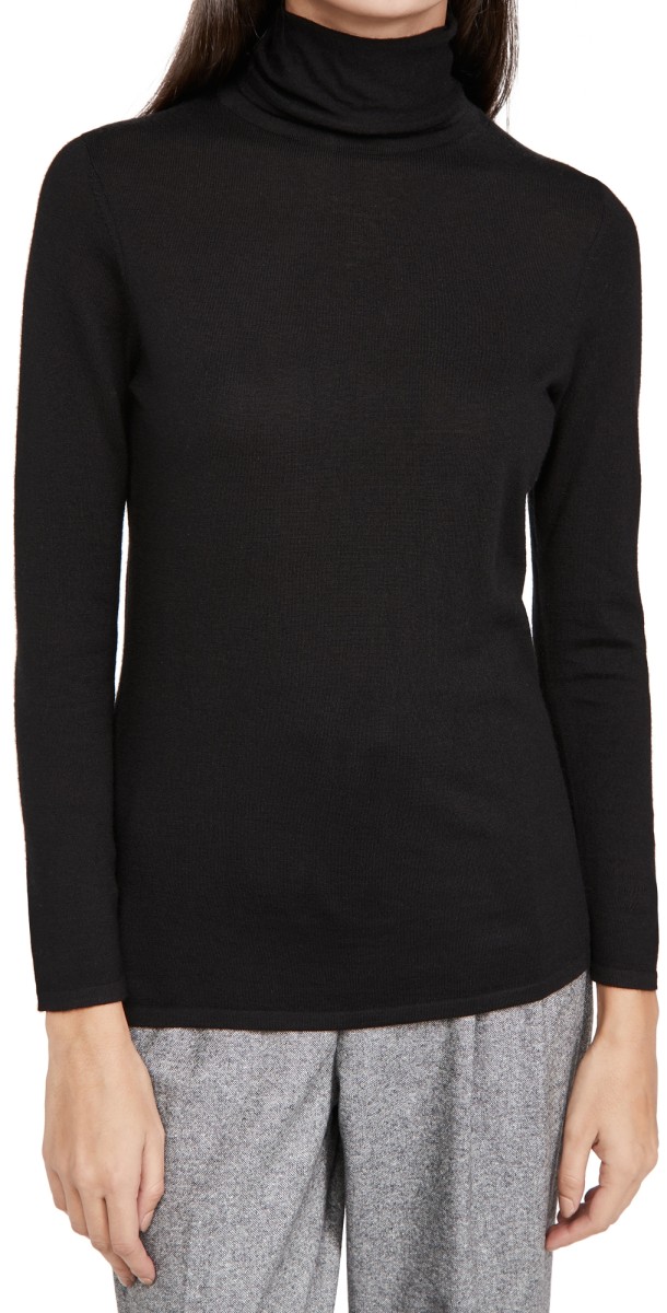 TSE Cashmere Superfine Cashmere Turtleneck Black