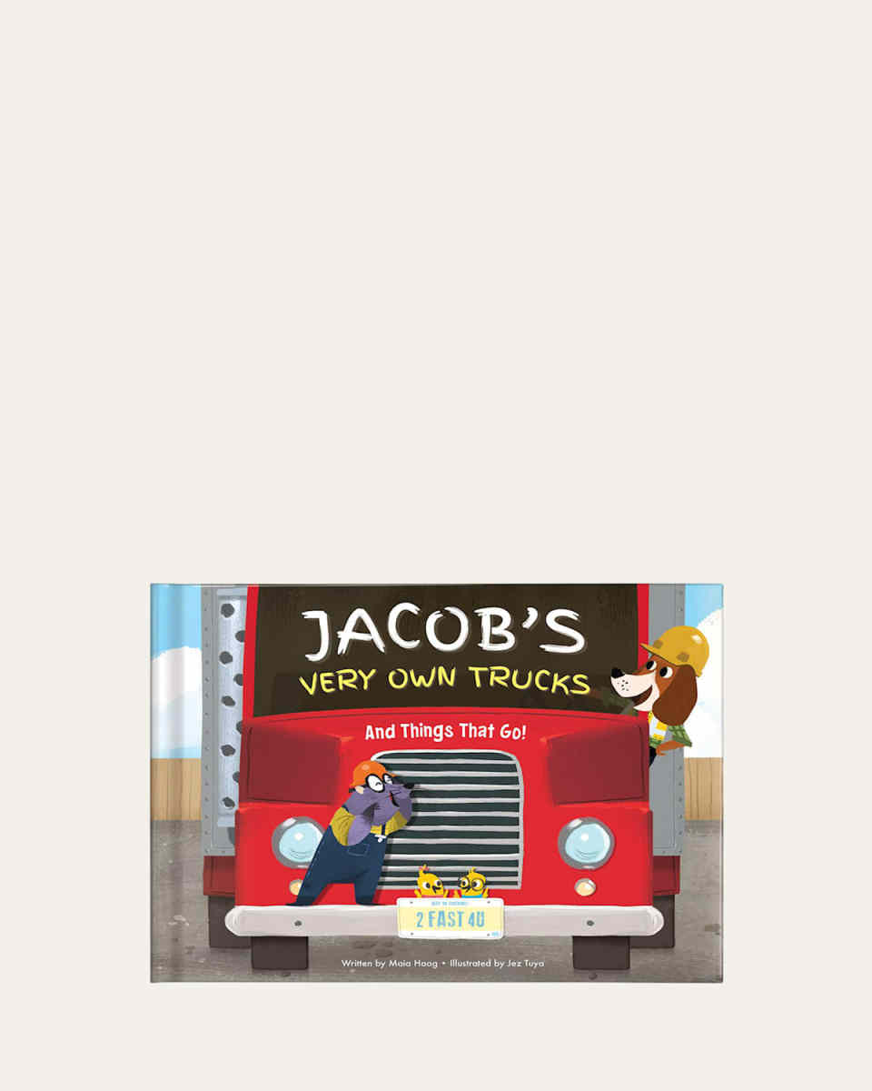 "My Very Own Trucks" Books by Maia Haag, Personalized