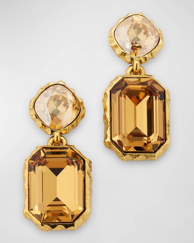 Classic Crystal Drop Earrings