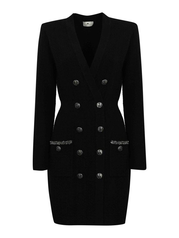 Elisabetta Franchi Robe Courte - Noir