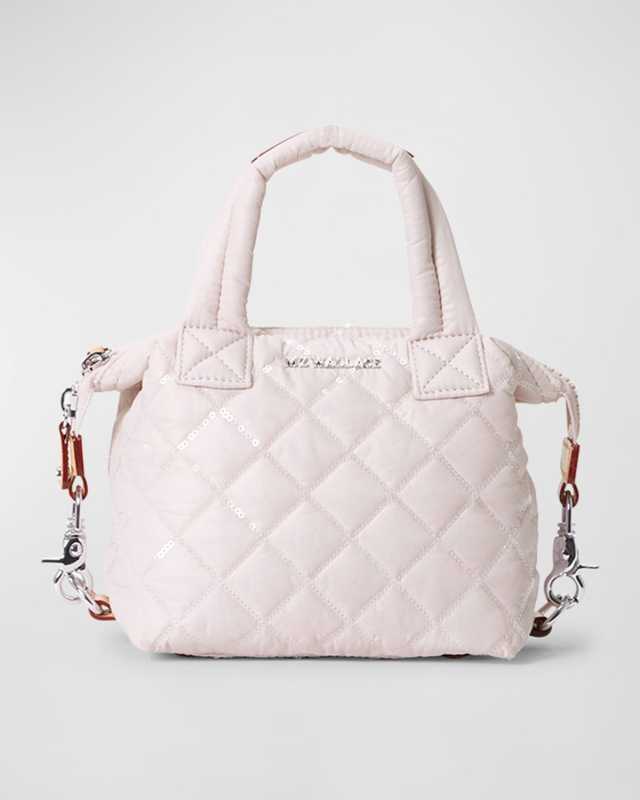 Sutton Micro Quilted Sequin Crossbody Bag