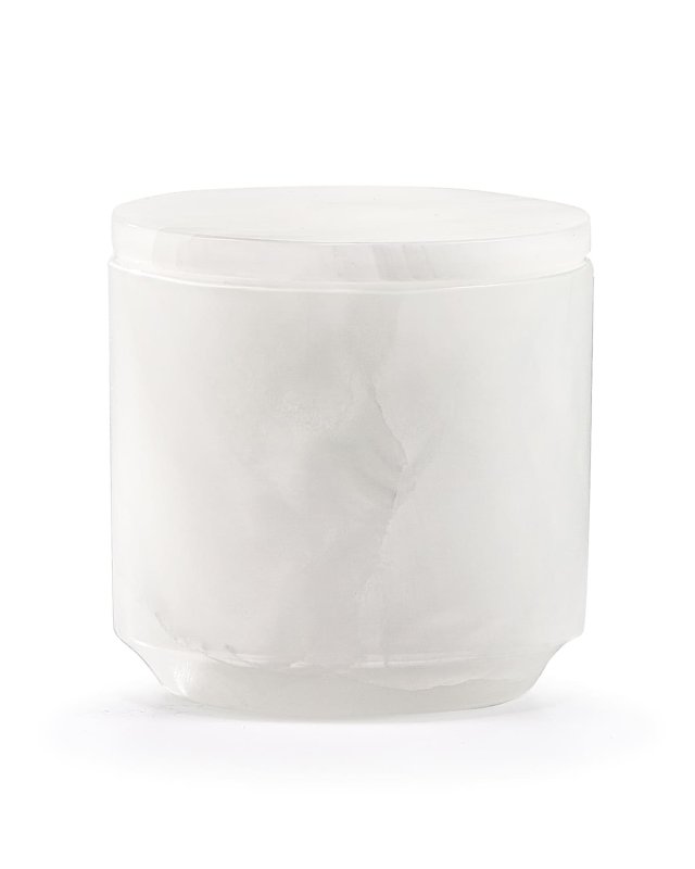 Hielo White Onyx Canister