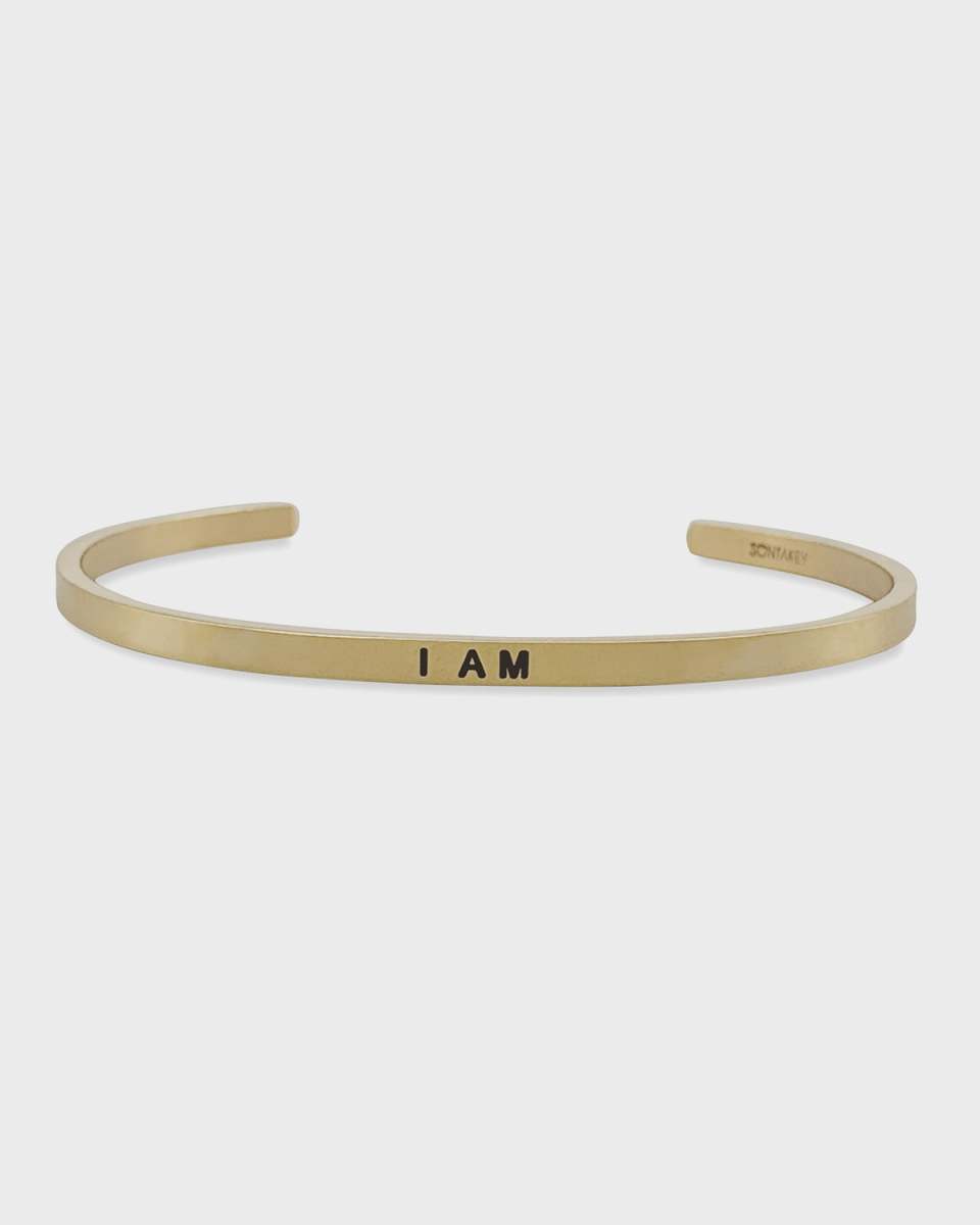 Girl's I Am Engraved Bangle Bracelet