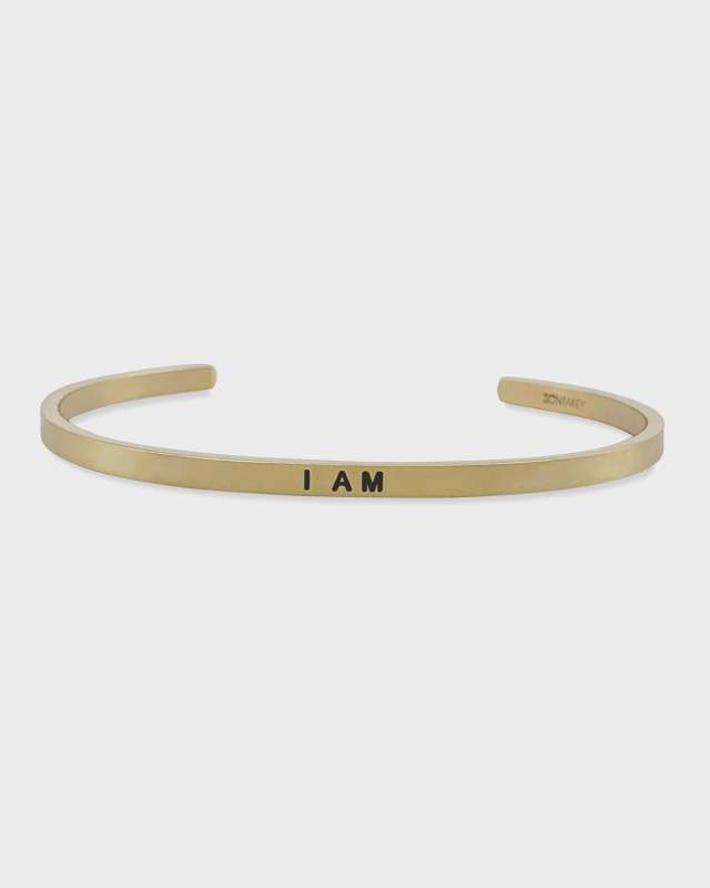 Girl's I Am Engraved Bangle Bracelet