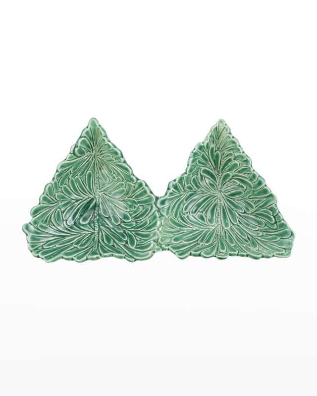 Lastra Holiday Figural Tree 2-Part Server