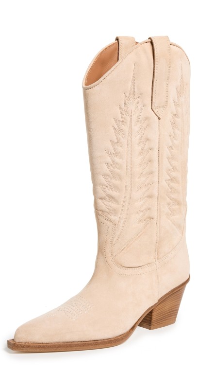 Paris Texas Rosario Boot Heels Ecru