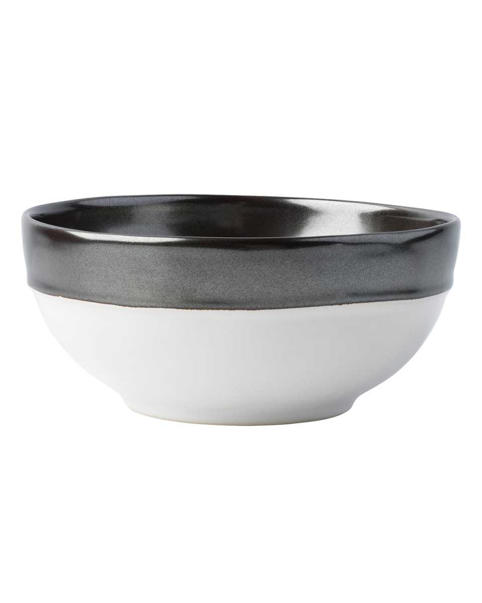 Emerson Cereal/Ice Cream Bowl - White/Pewter
