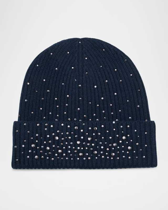 Cashmere Embellished Beanie