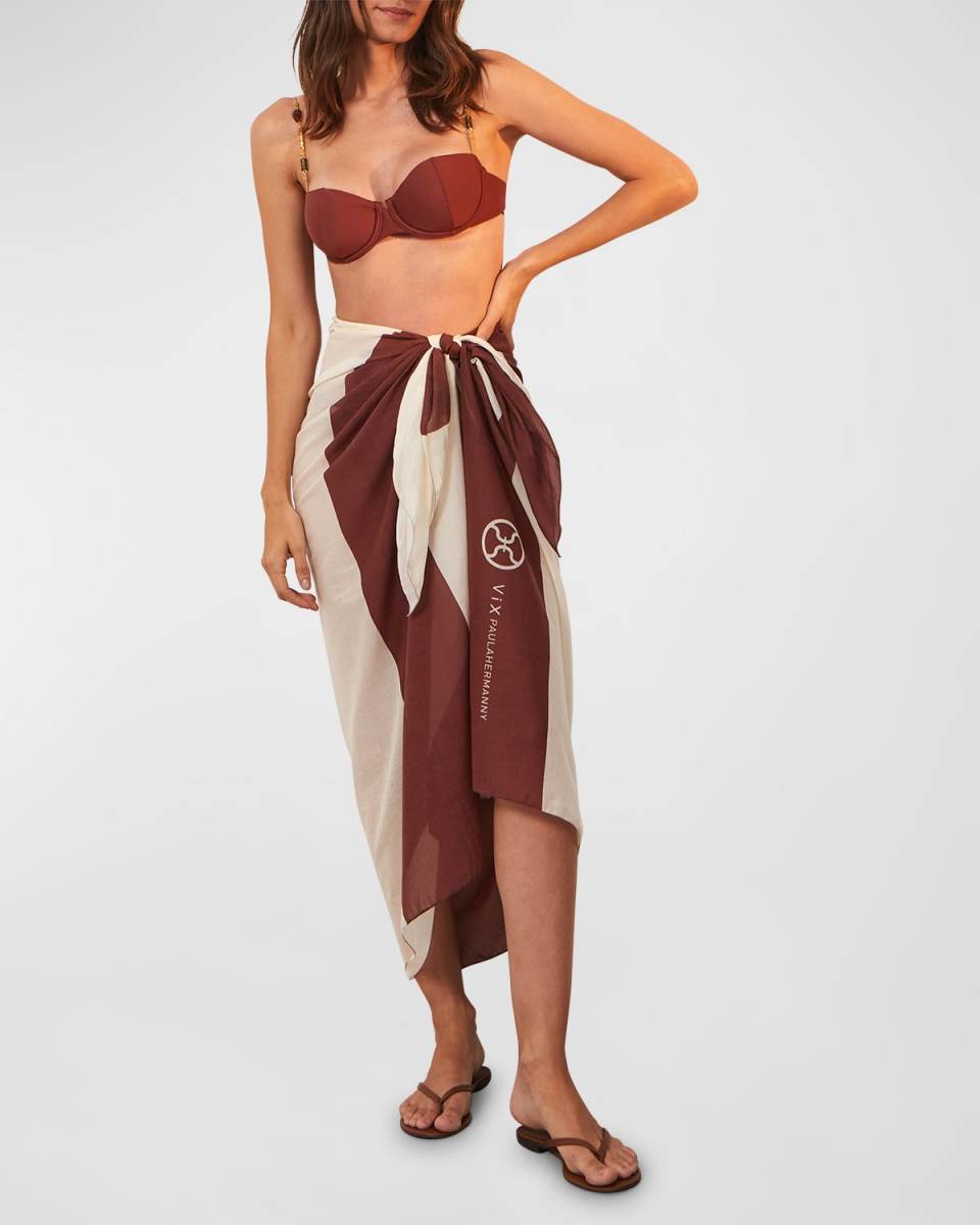 Boardwalk Printed Sarong Coverup