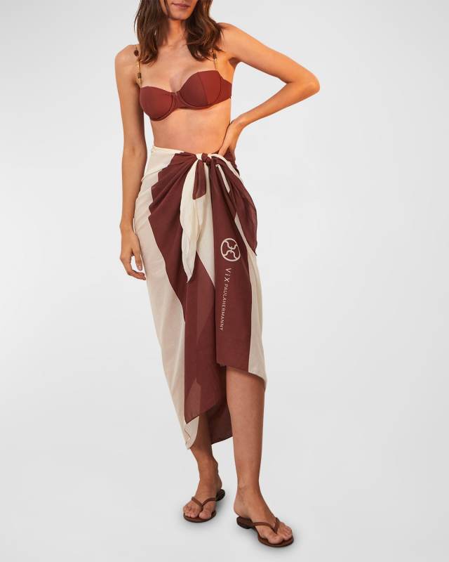 Boardwalk Printed Sarong Coverup