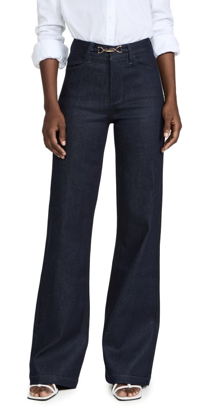 PAIGE Leenah with Jolene Pockets and Clasp Closure Jeans Montecito