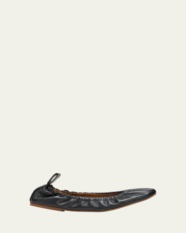 Teano Napa Leather Ballerina Flats