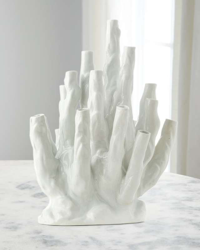 Coral 20-Tulips Vase - 18"