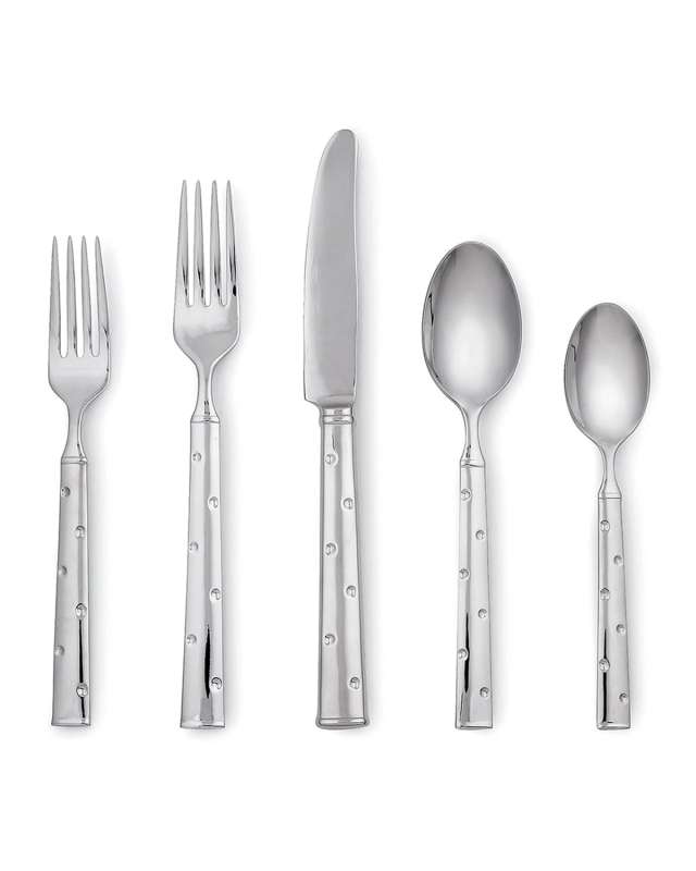 larabee dot 5-piece flatware set