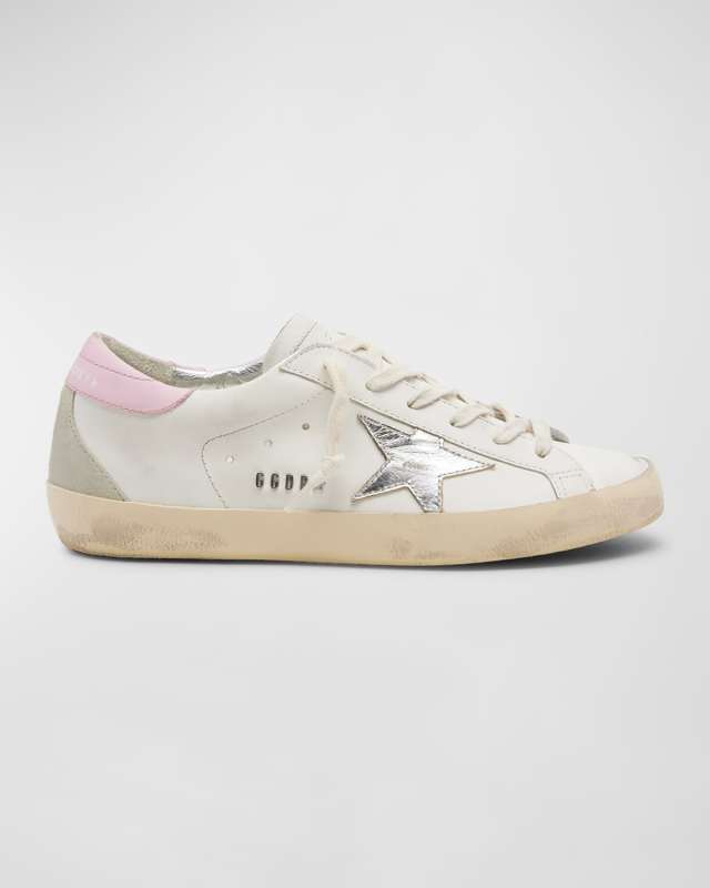 Superstar Mixed Leather Low-Top Sneakers