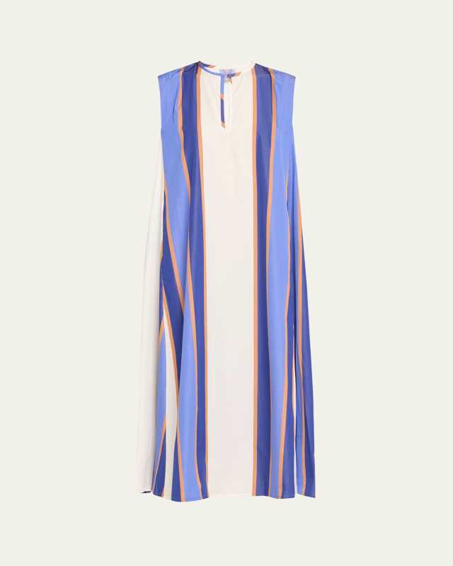 Valeria Striped Sleeveless Dress