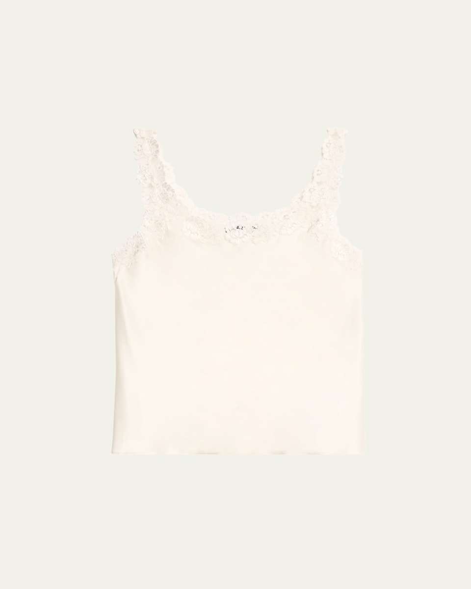 Rose Parfait Lace-Trim Cami
