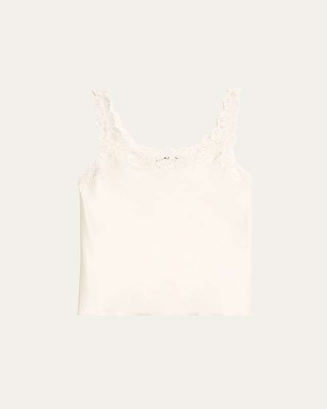 Rose Parfait Lace-Trim Cami