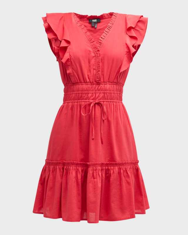 Muriel Knit Ruffle Mini Dress