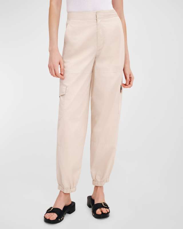 Superfine Cotton Twill Relaxed Cargo Pants