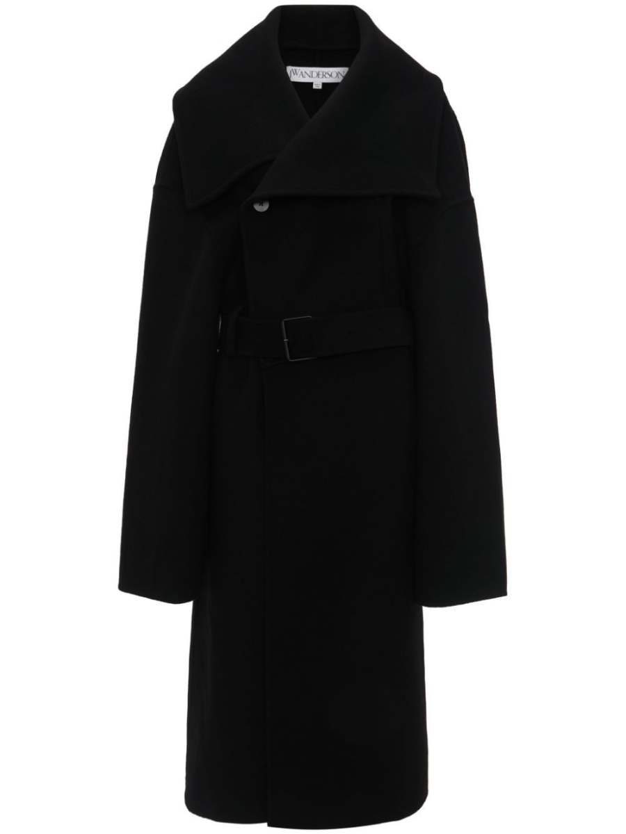 belted wool coat