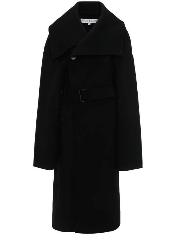 belted wool coat