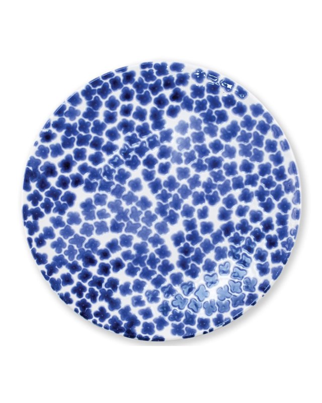Santorini Flower Dinner Plate