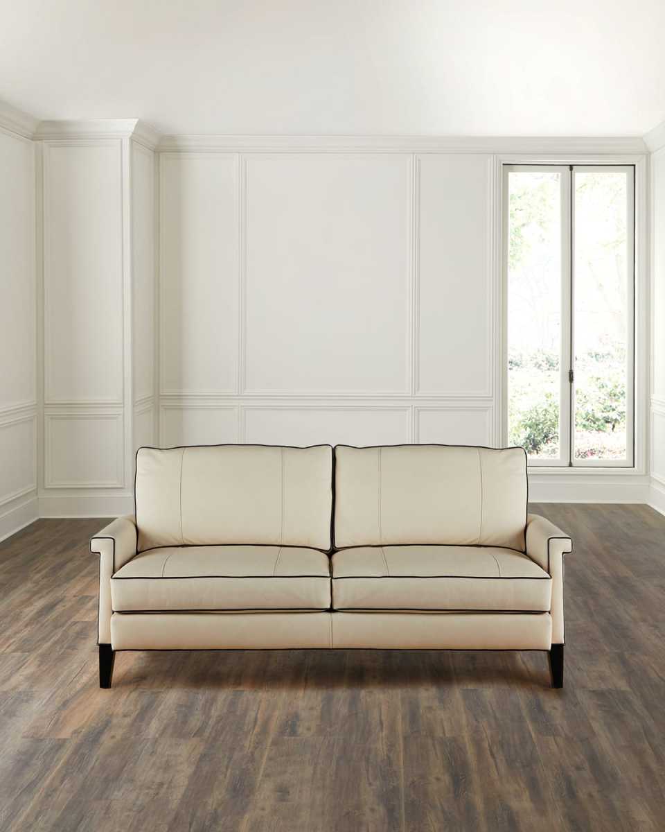 Emyrsen Leather Sofa, 80.5"