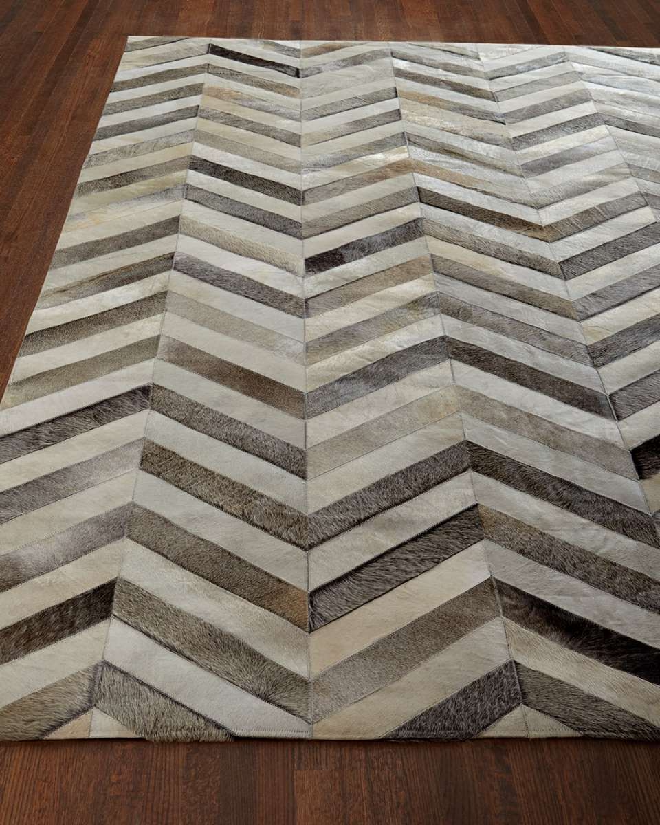 Kyer Hairhide Rug, 5' x 8'