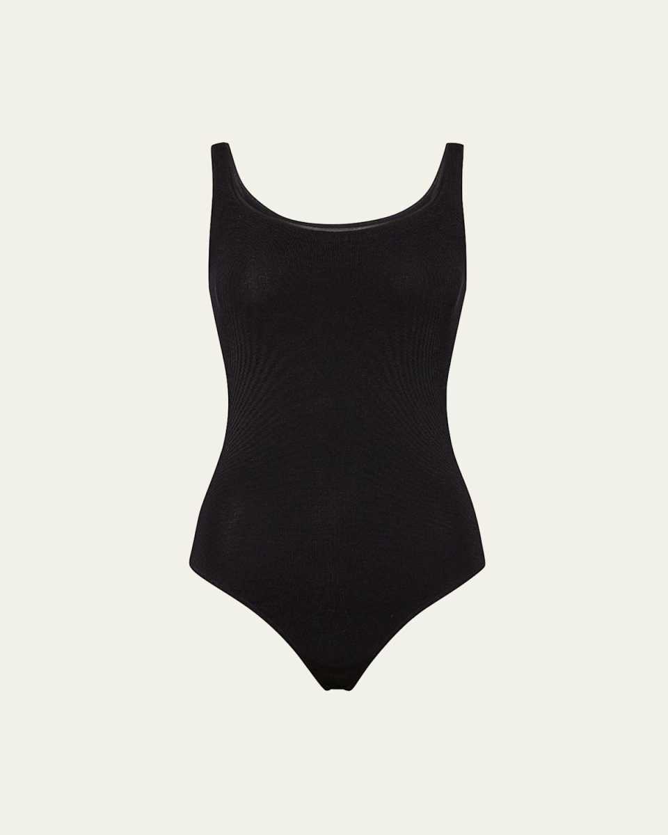 Jamaika Seamless Scoop-Neck Tank Bodysuit