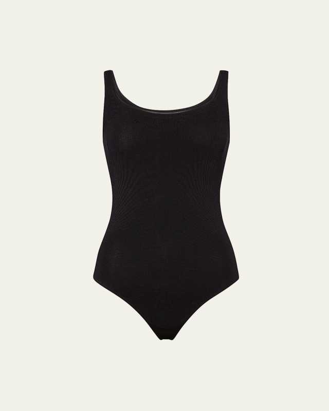 Jamaika Seamless Scoop-Neck Tank Bodysuit