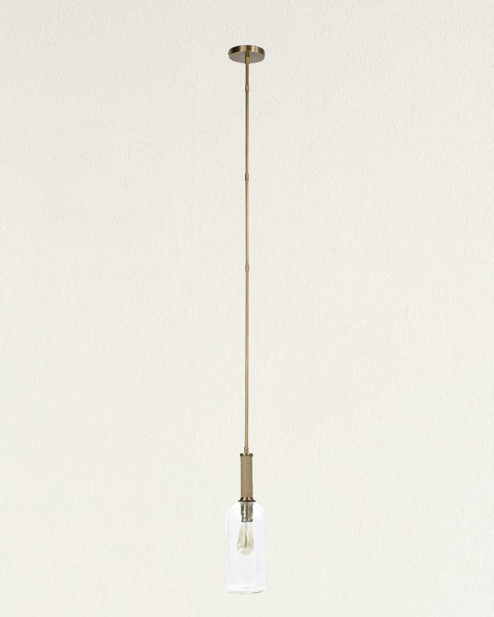 Bronson Glass Long Pendant Light