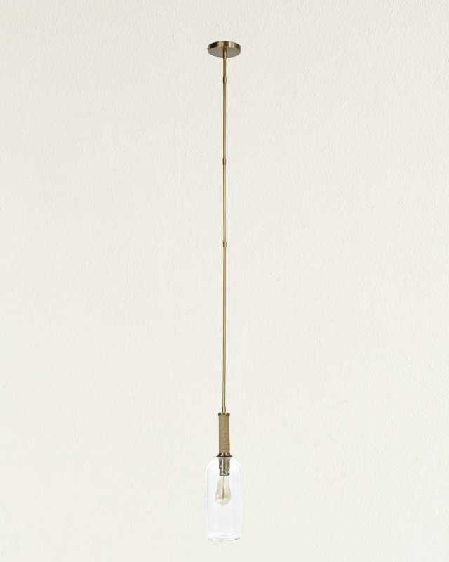 Bronson Glass Long Pendant Light