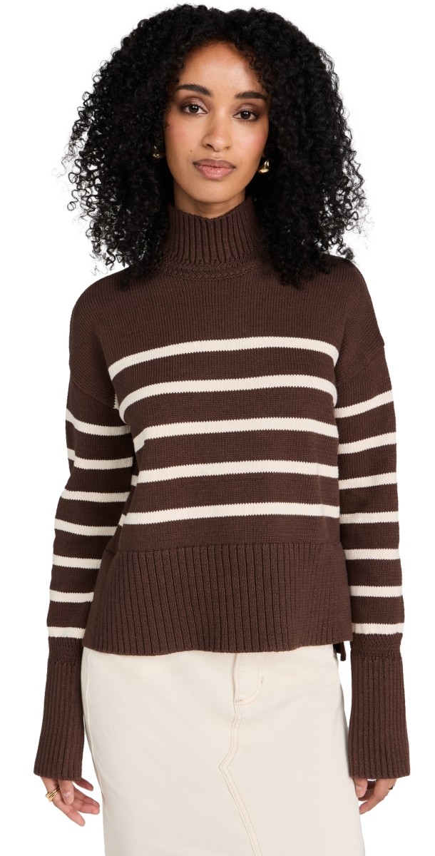 Veronica Beard Jean Lancettiweater CHICORY/ECRU