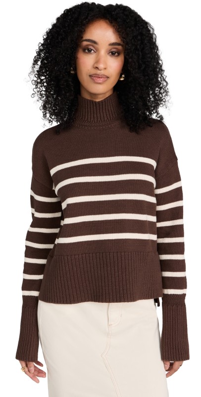 Veronica Beard Jean Lancettiweater CHICORY/ECRU