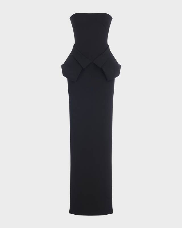 Ada Utility Pocket Peplum Gown