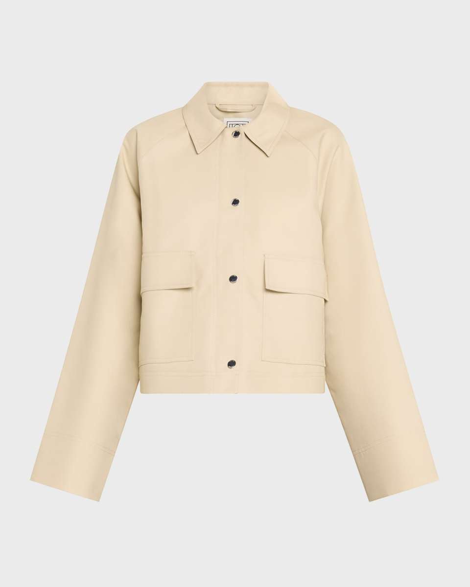 Organic Cotton Cropped Jacket