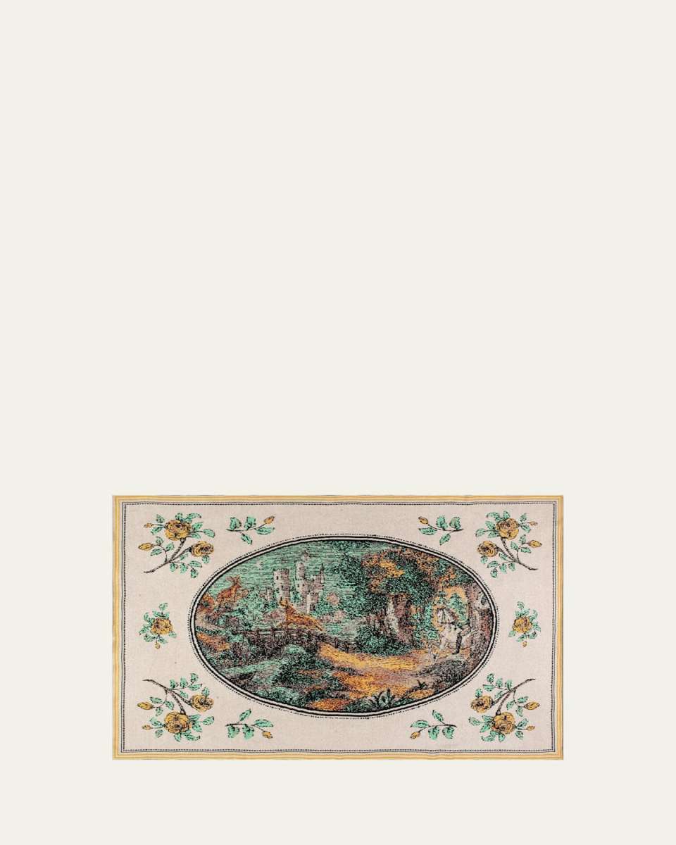 Knight of the Yellow Rose Throw Blanket by Lukas the Illustrator