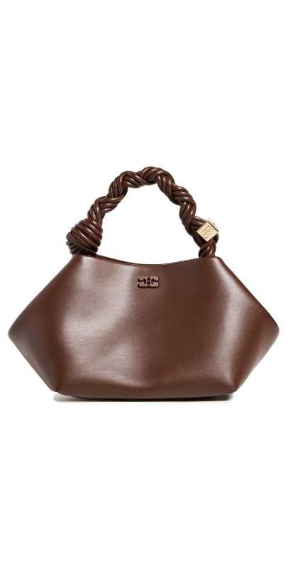 GANNI Ganni Small Bou Bag Chocolate Fondant