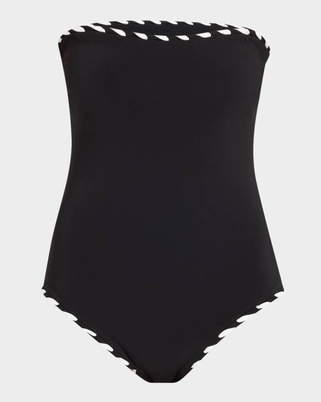 Reed Bandeau One-Piece Swimsuit