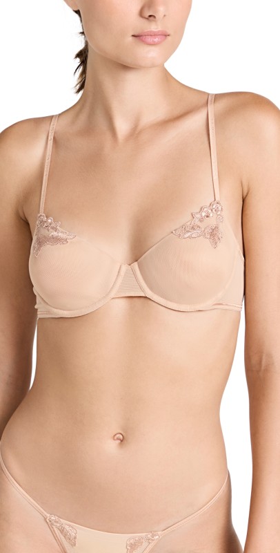 La Perla Maison Contouring Underwire Balconette Bra Sand