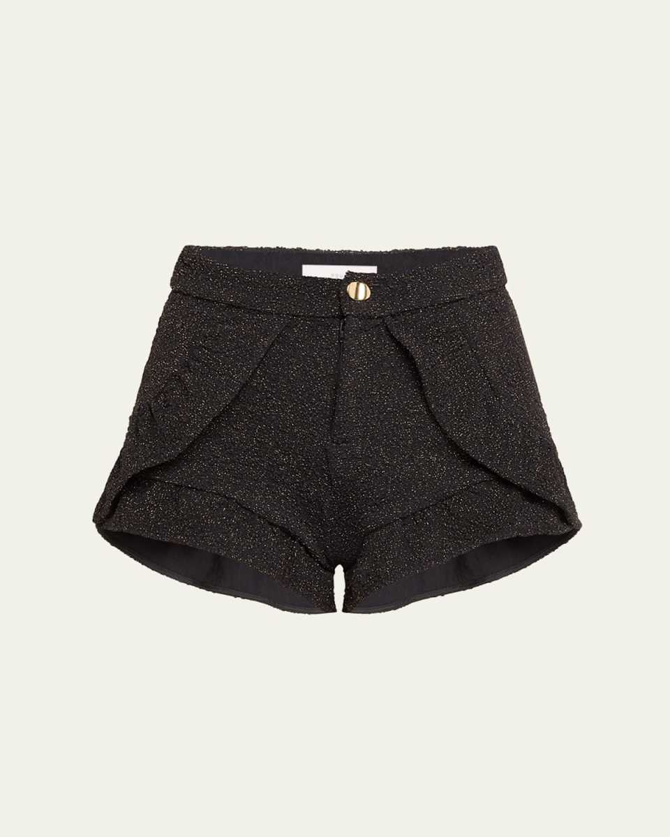 Metallic Jacquard Shorts