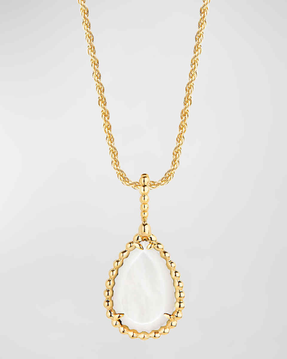 Serpent Boheme 18K Yellow Gold Mother-of-Pearl Medium Pendant Necklace