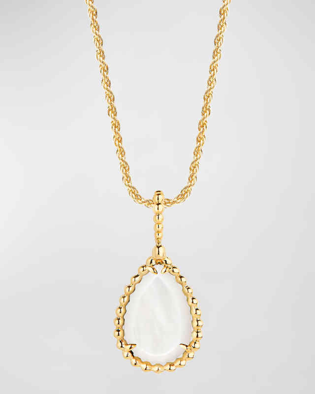 Serpent Boheme 18K Yellow Gold Mother-of-Pearl Medium Pendant Necklace