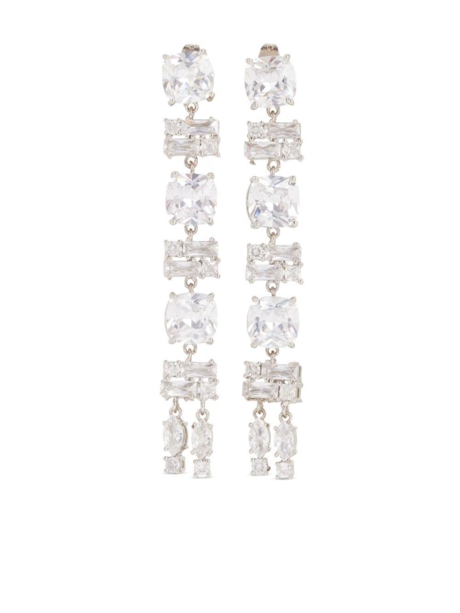 long strass earrings
