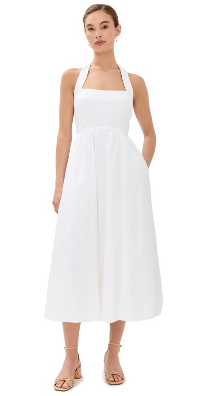 Hill House Home Fleur Midi Dress White