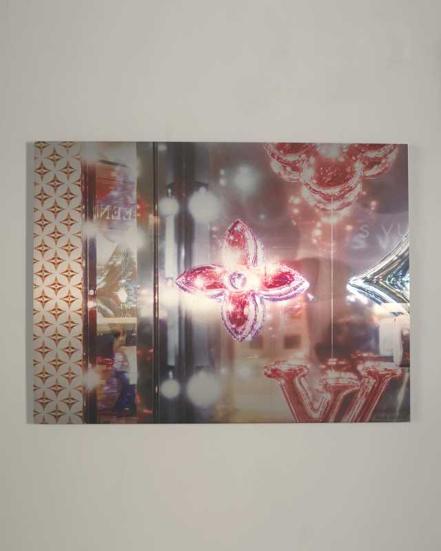 "Las Vegas Louis Vuitton Window Reflection I" Giclee Wall Art by Andrea Hillebrand