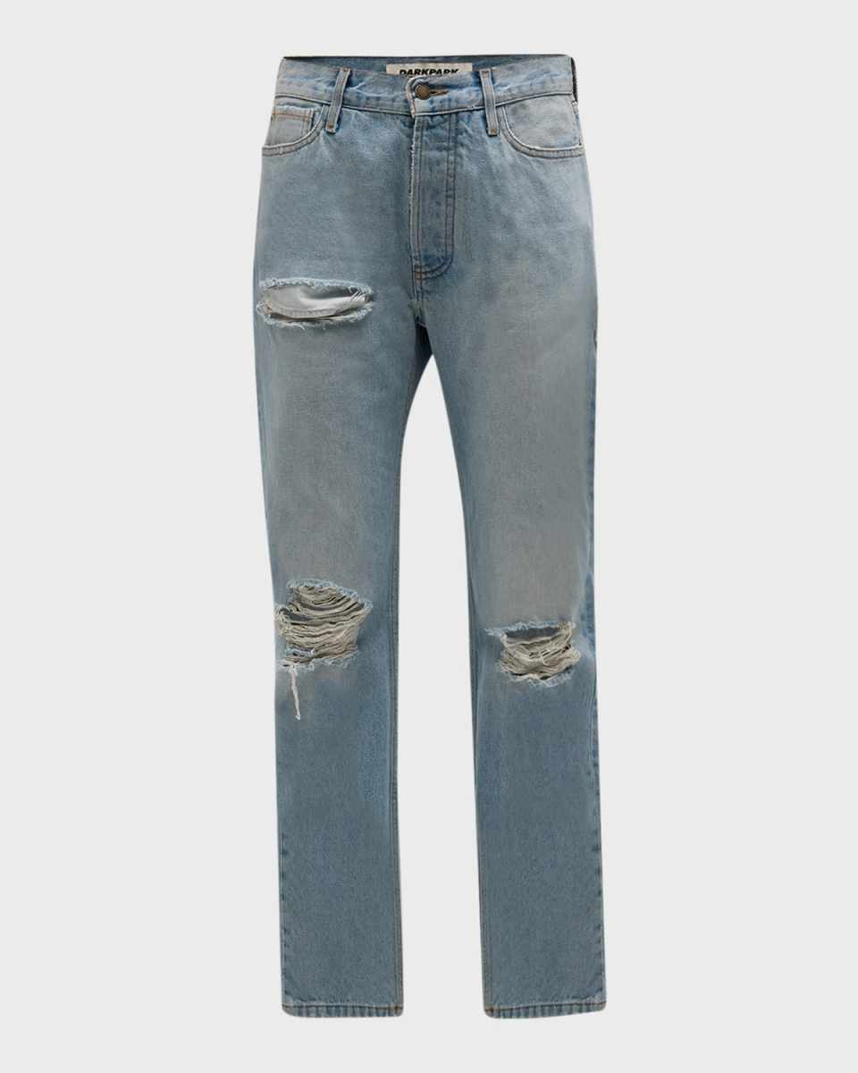 Naomi Distressed Straight Booty Jeans